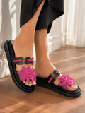 Soleia Floral Slides - Medicated