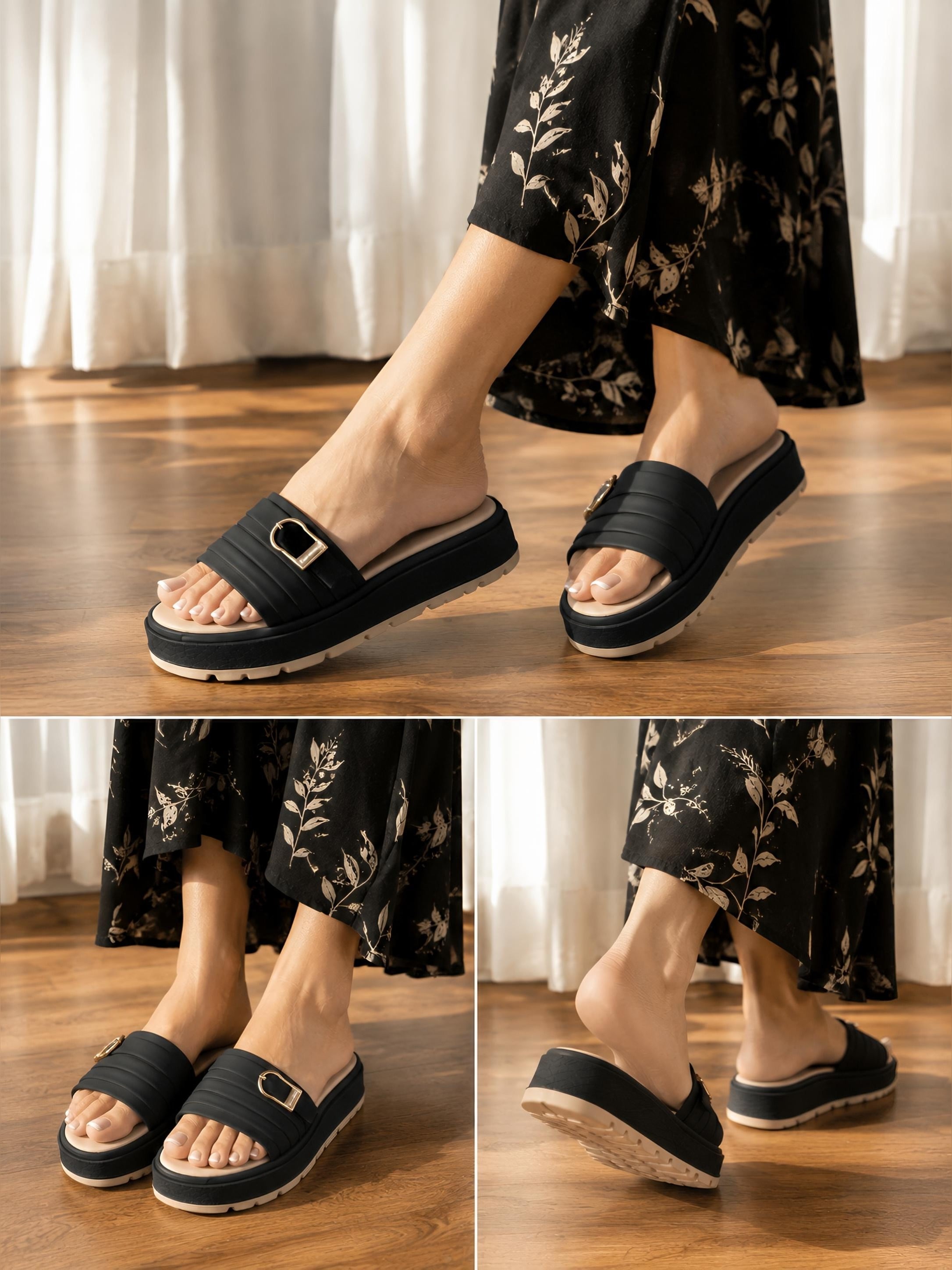 Alba Comfort Wedges - Medicated