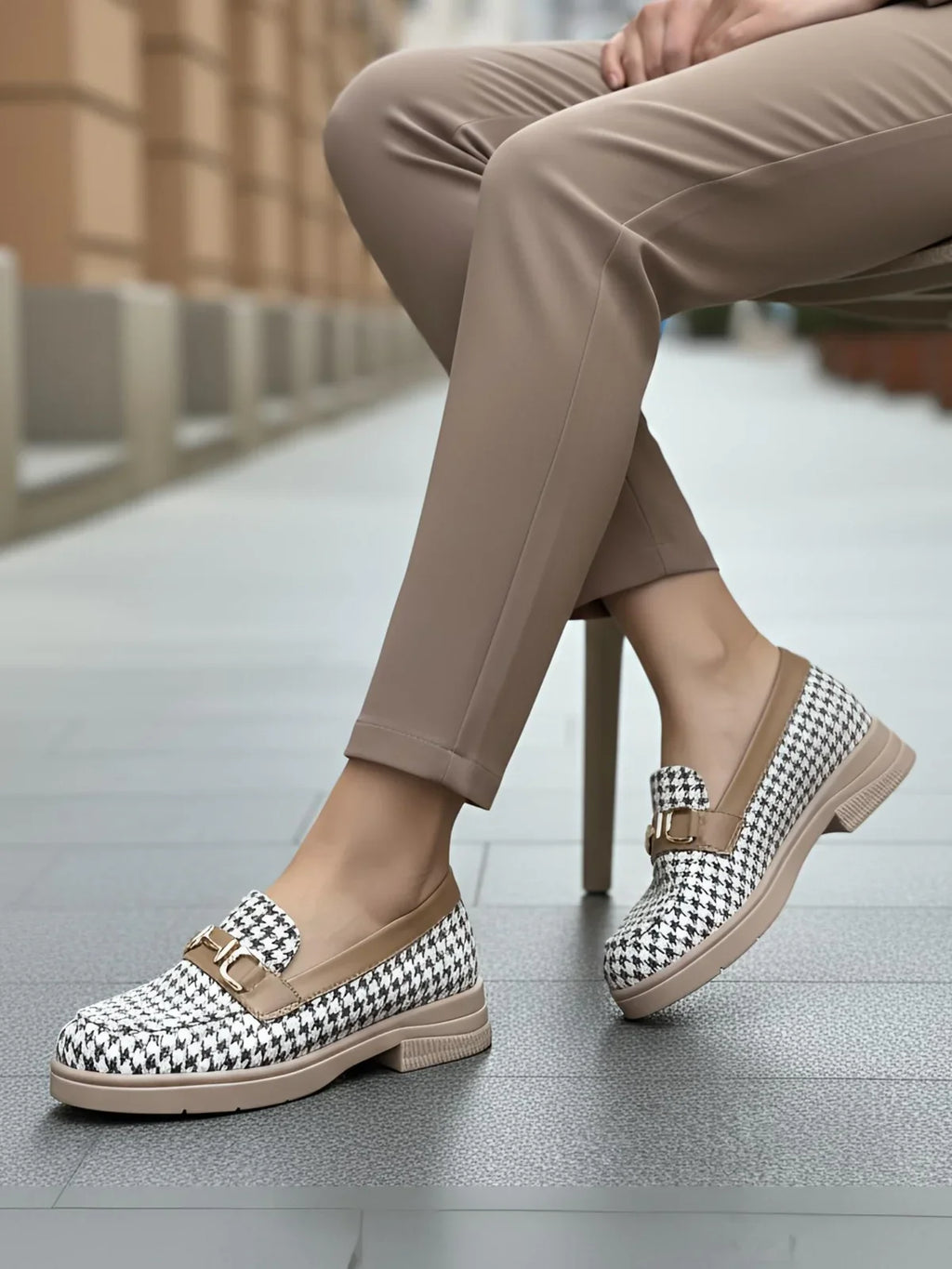 Houndstooth Loafer
