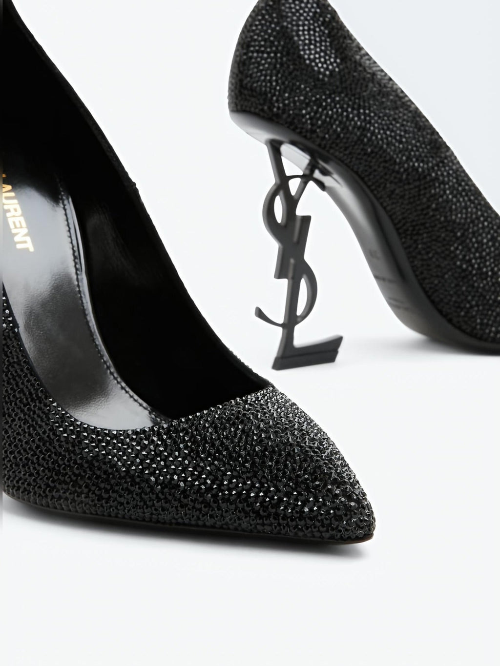 Glitter Opyem Coat Shoe Stone - All Black