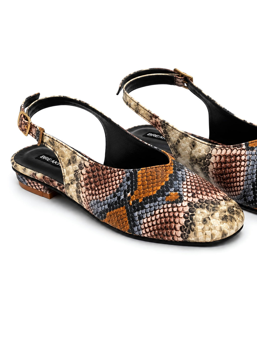 Phyton Skin Slingback