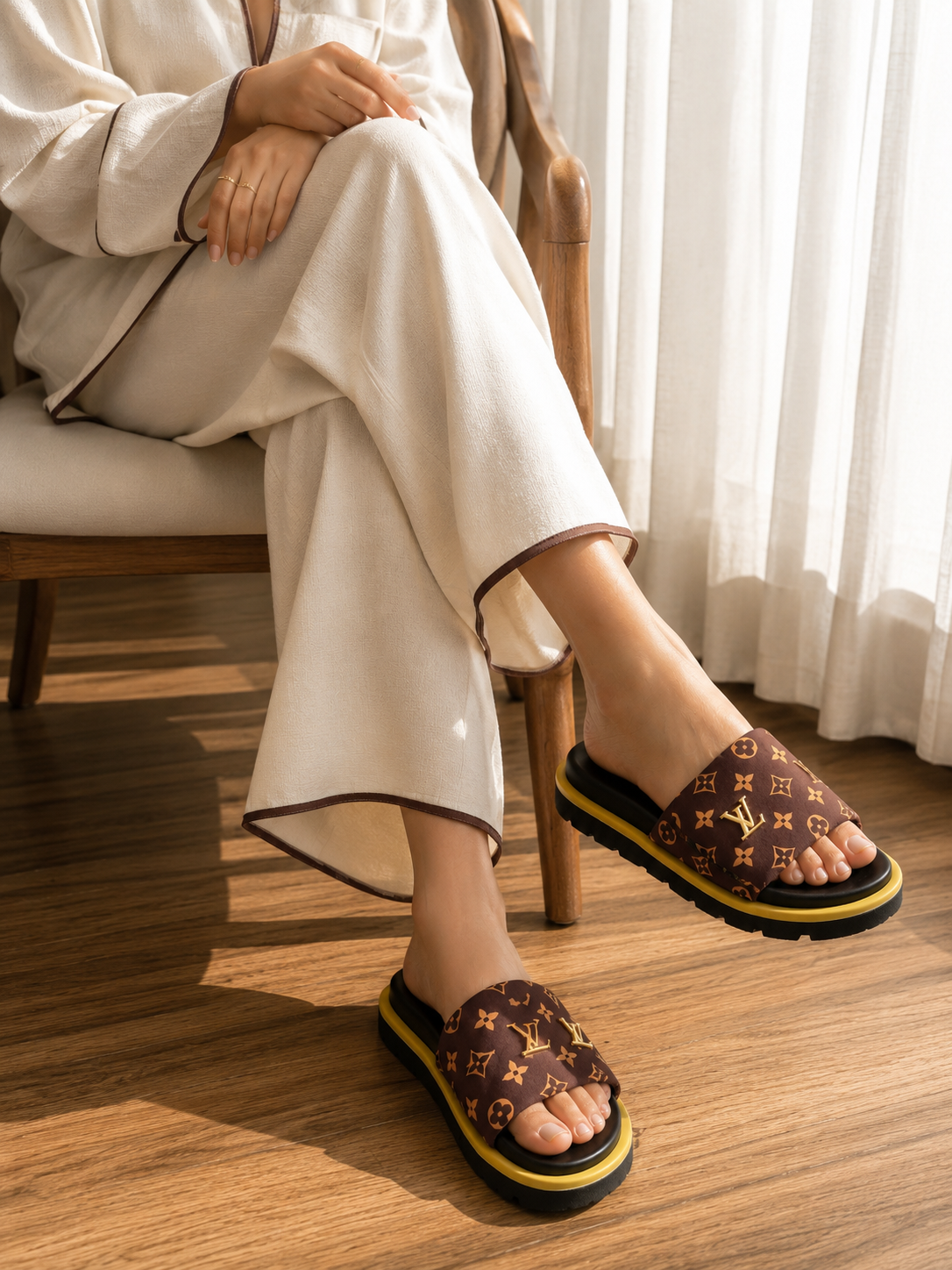 Pool Pillow Comfort Mule Sandals - Imported