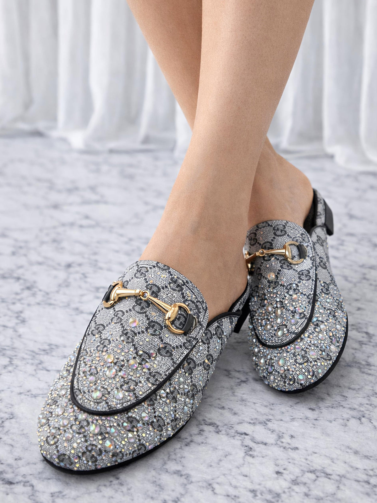 Princetown Canvas Mule