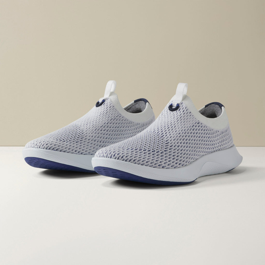 Allbirds Tree Dasher Relay -  Blizzard/Hazy Cobalt (Clarity Blue Sole)