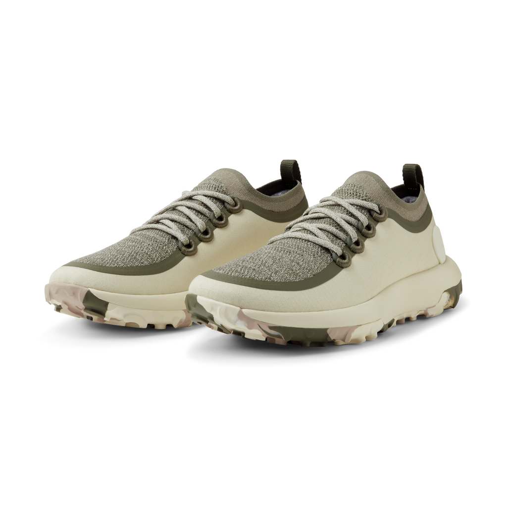 Allbirds Trail Runners SWT - Stony Cream/Rugged Green (Cream Sole)