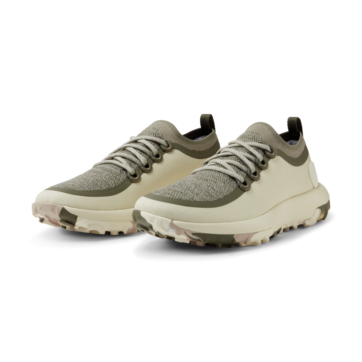 Allbirds Trail Runners SWT - Stony Cream/Rugged Green (Cream Sole)