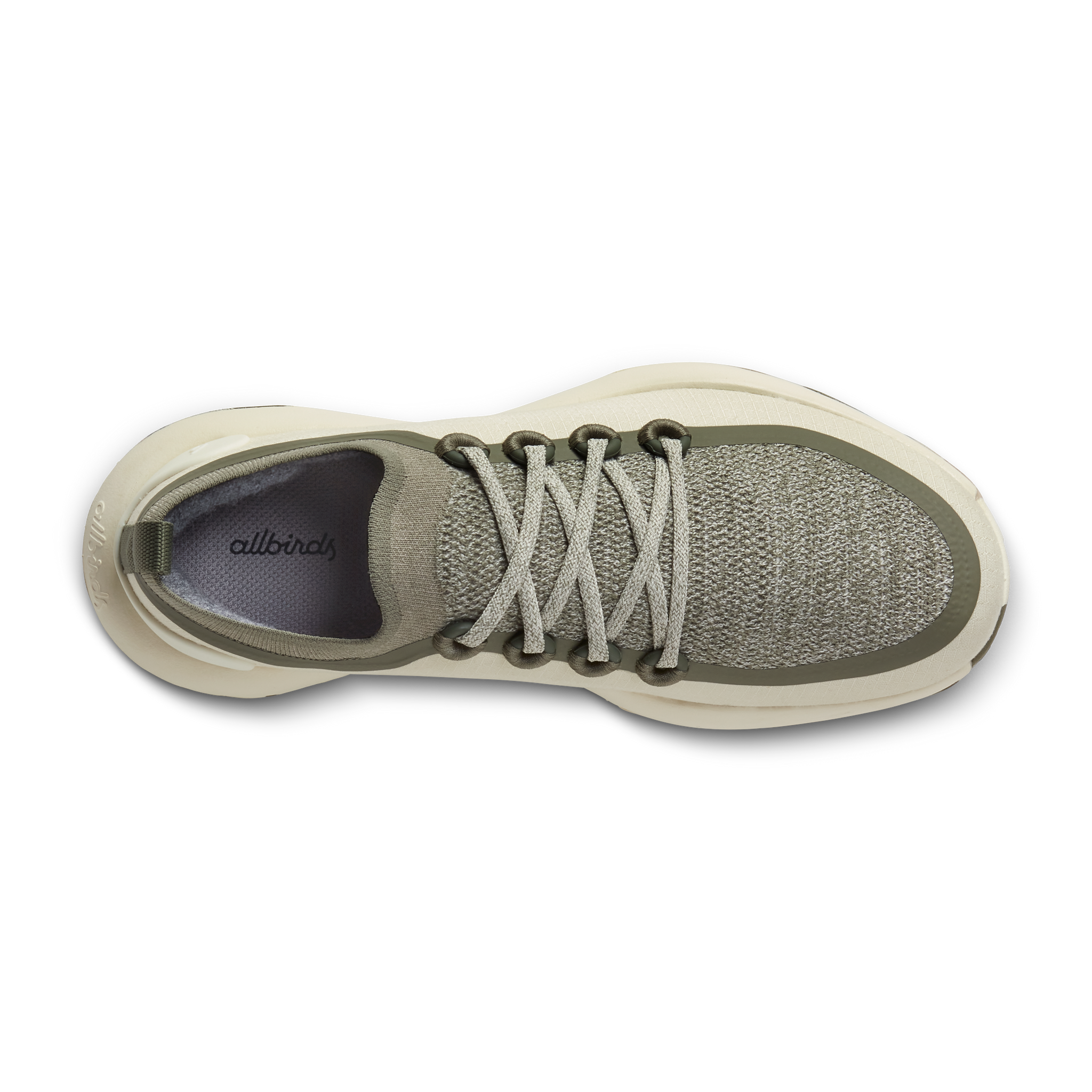 Allbirds Trail Runners SWT - Stony Cream/Rugged Green (Cream Sole)