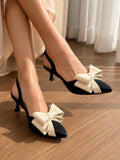 Odette Embellished Bow Heels