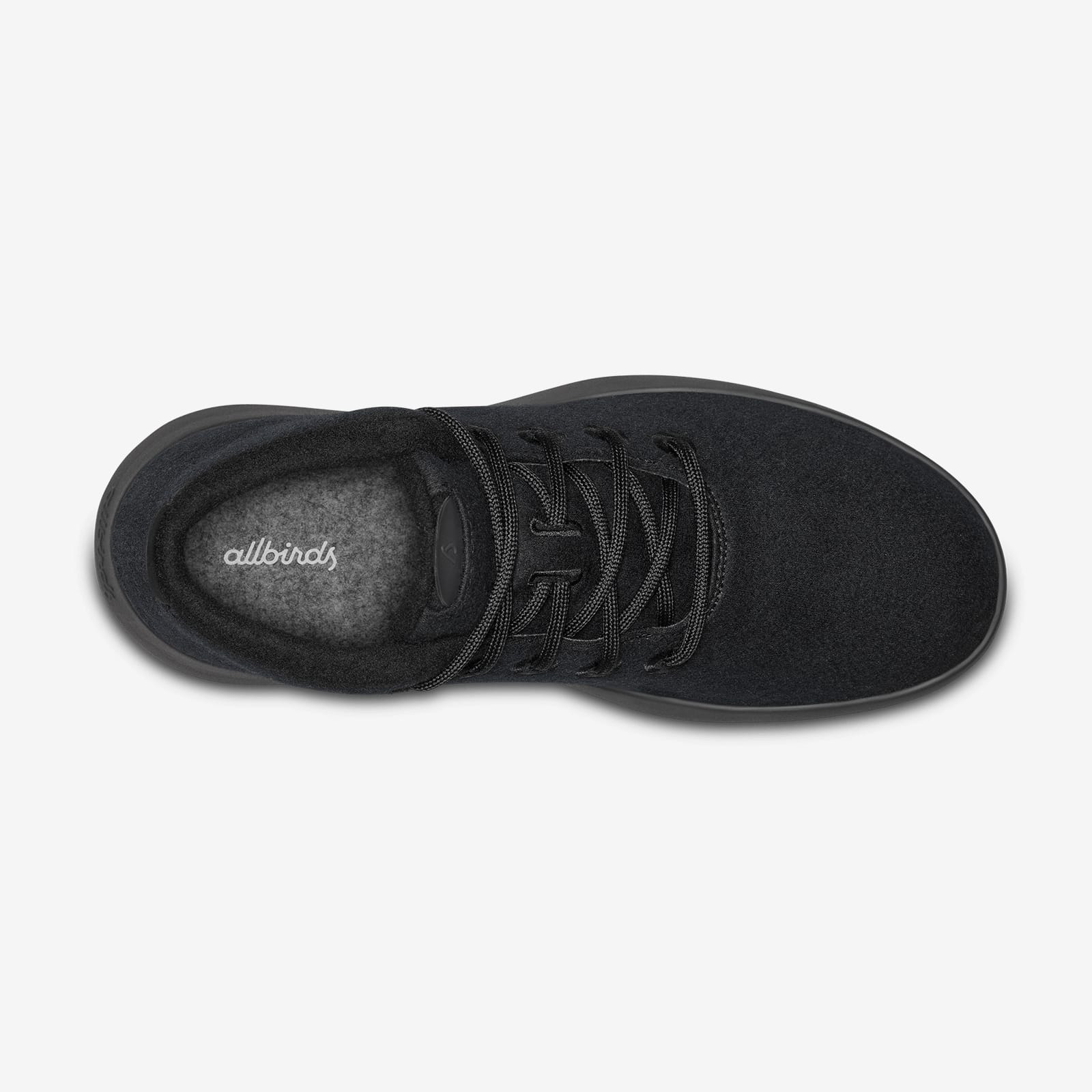 Allbirds Wool Runner-up Mizzles - LIMITED EDITION: Dark Black (Black Sole)