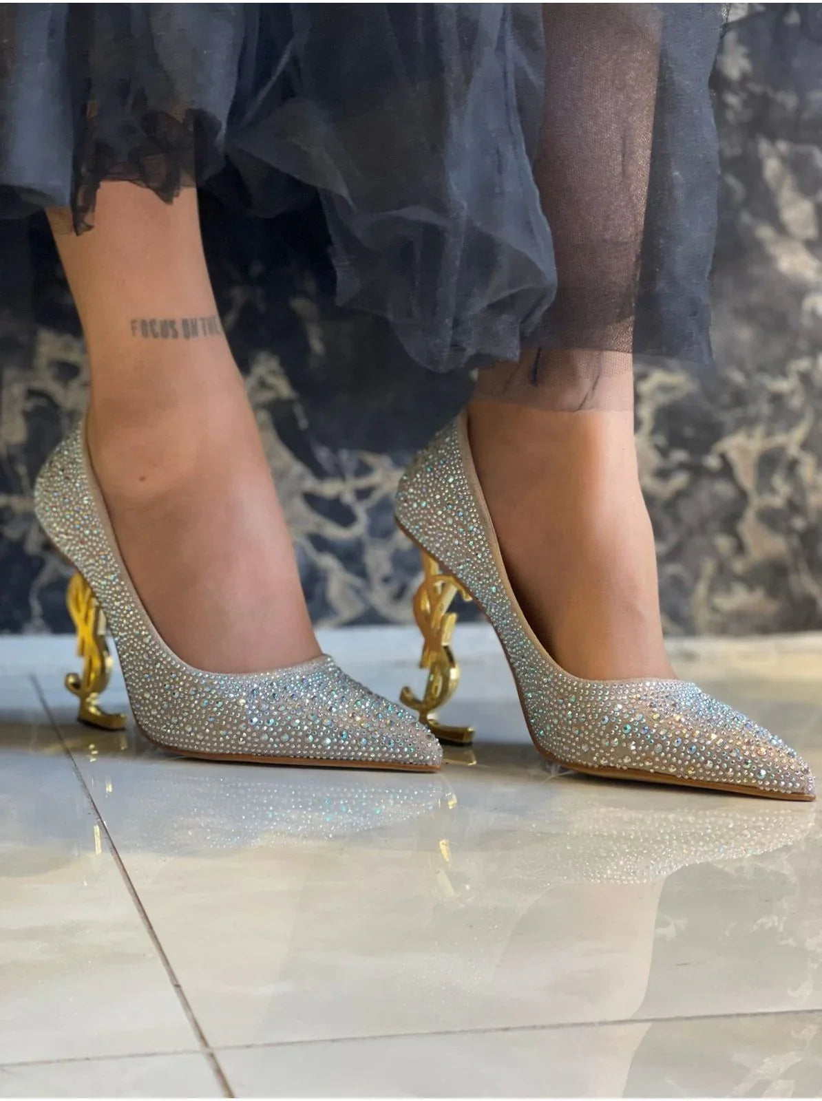 Opyem Coat Shoe Stone
