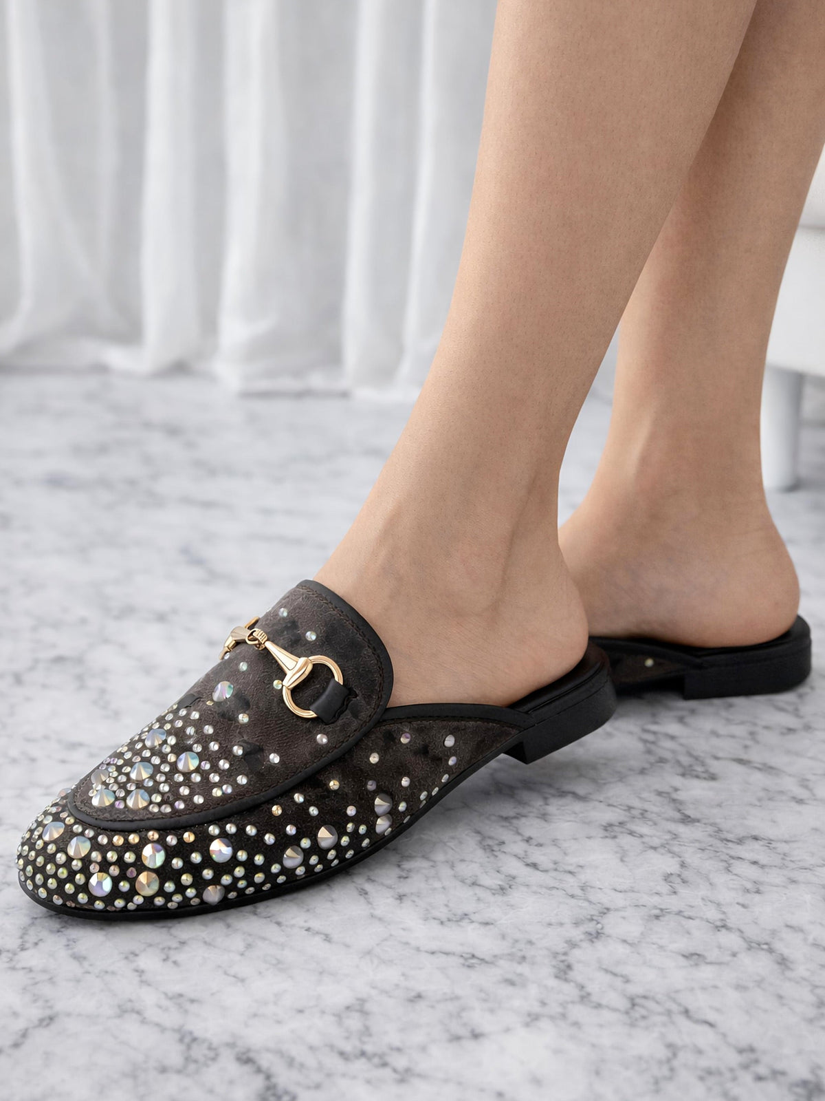 Princetown Canvas Mule