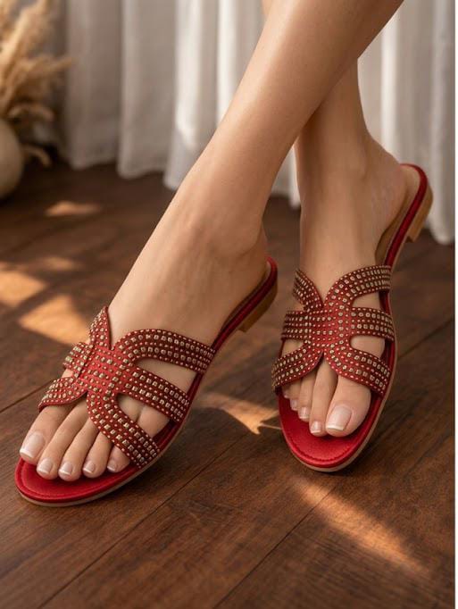 Alina Embellished Slide